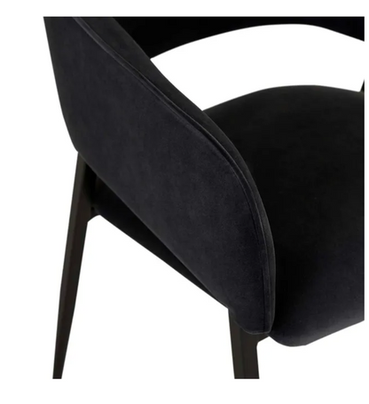 Cushioned Sculpted Dining Chair