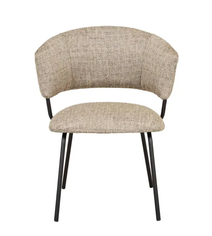 Rounded Cushions Dining Chair