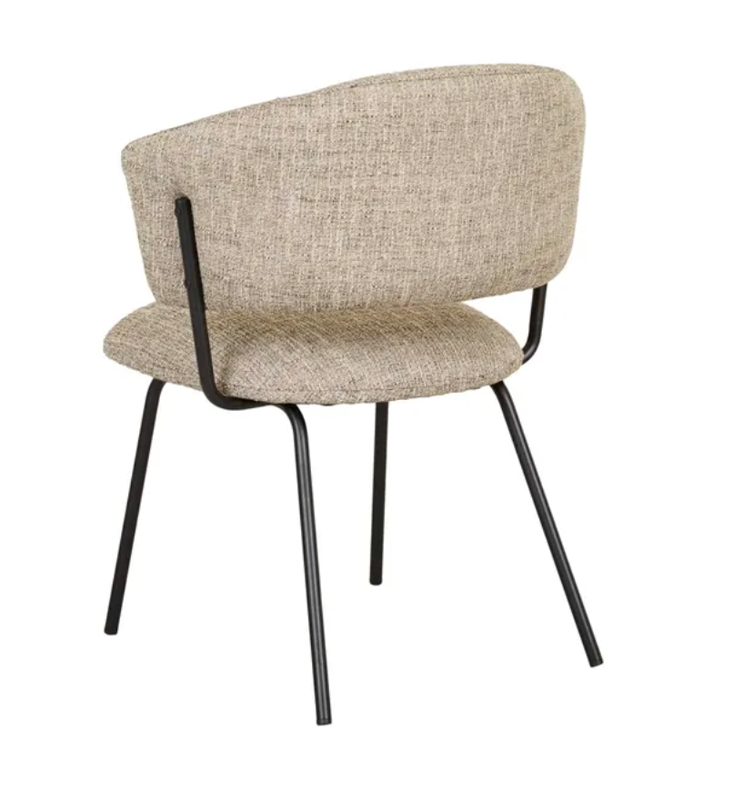 Rounded Cushions Dining Chair