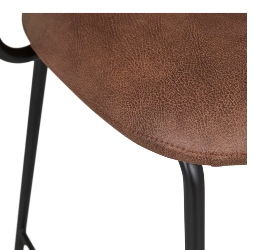 Rounded Cushion Dining Chair