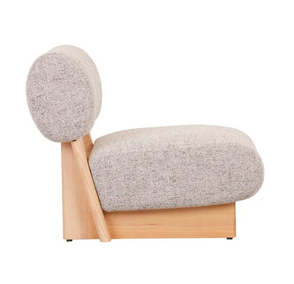 Oversized Back Roll Occasional Chair