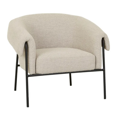 Rounded Curved Occasional Chair