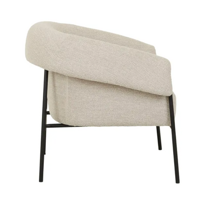 Rounded Curved Occasional Chair