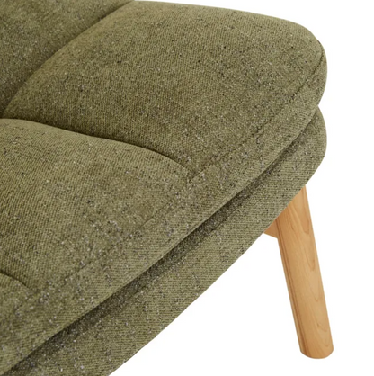 High Back Plush Occasional Chair