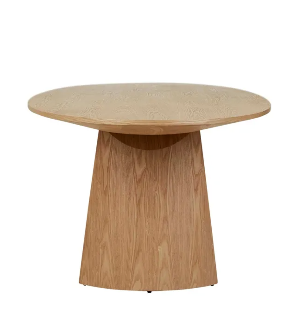 Sculptural Curved Base Dining Table