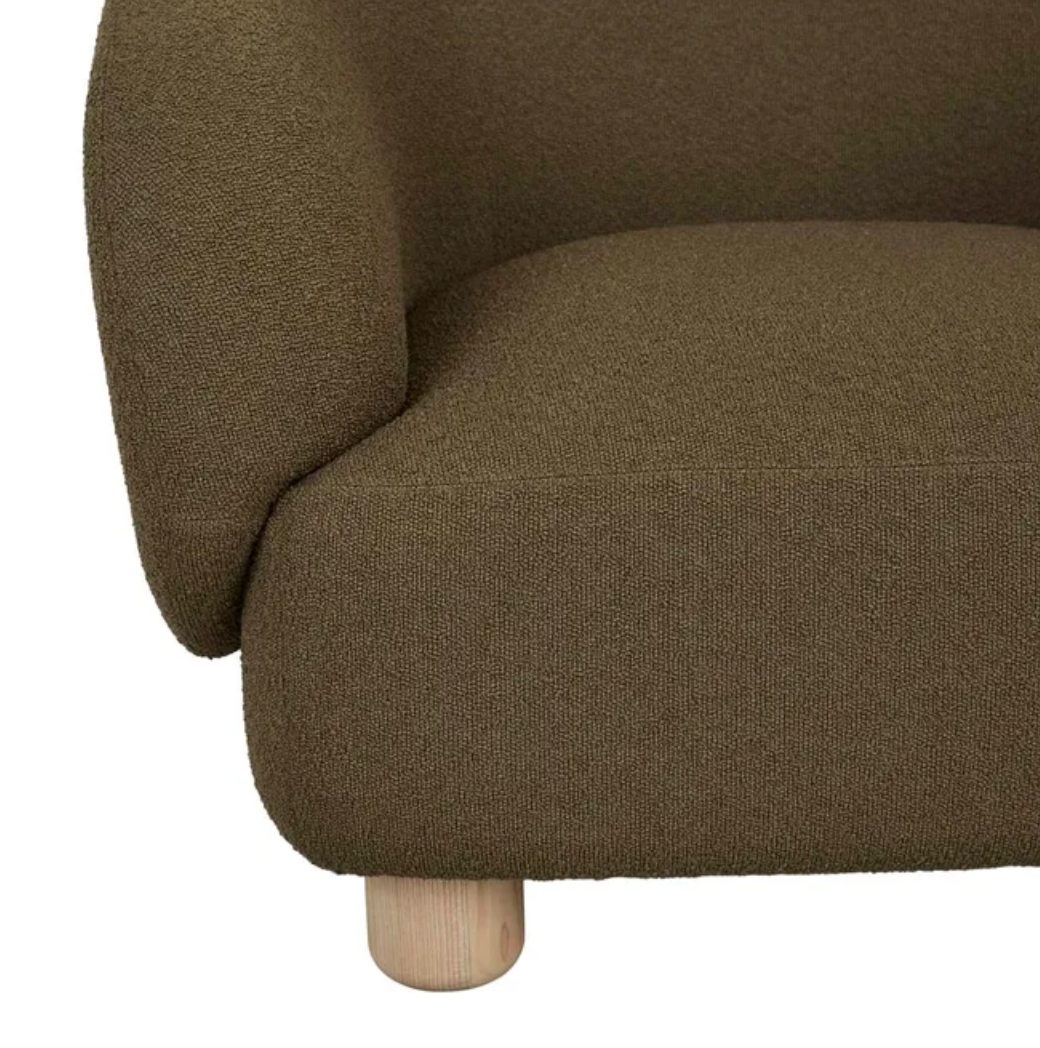 Curved Back Occasional Chair