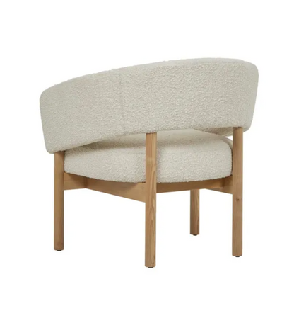 Plush Upholstery Occasional Chair