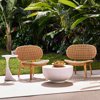 Weave Outdoor Lounge Chair - Set of 2