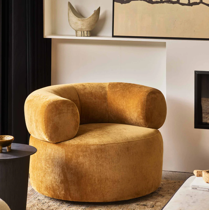 Caramel Swivel Chair