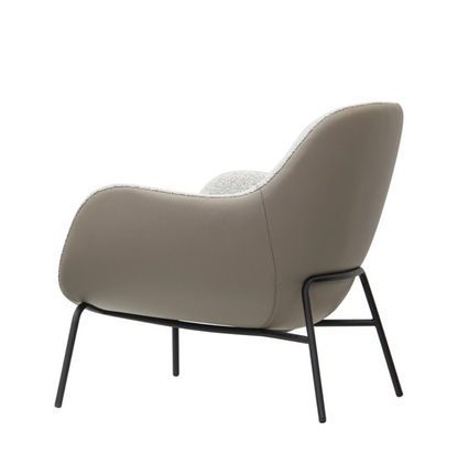 Contoured Plush Lounge Chair