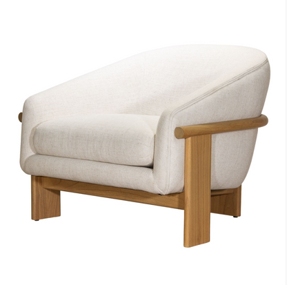 Oak Frame Lounge Chair