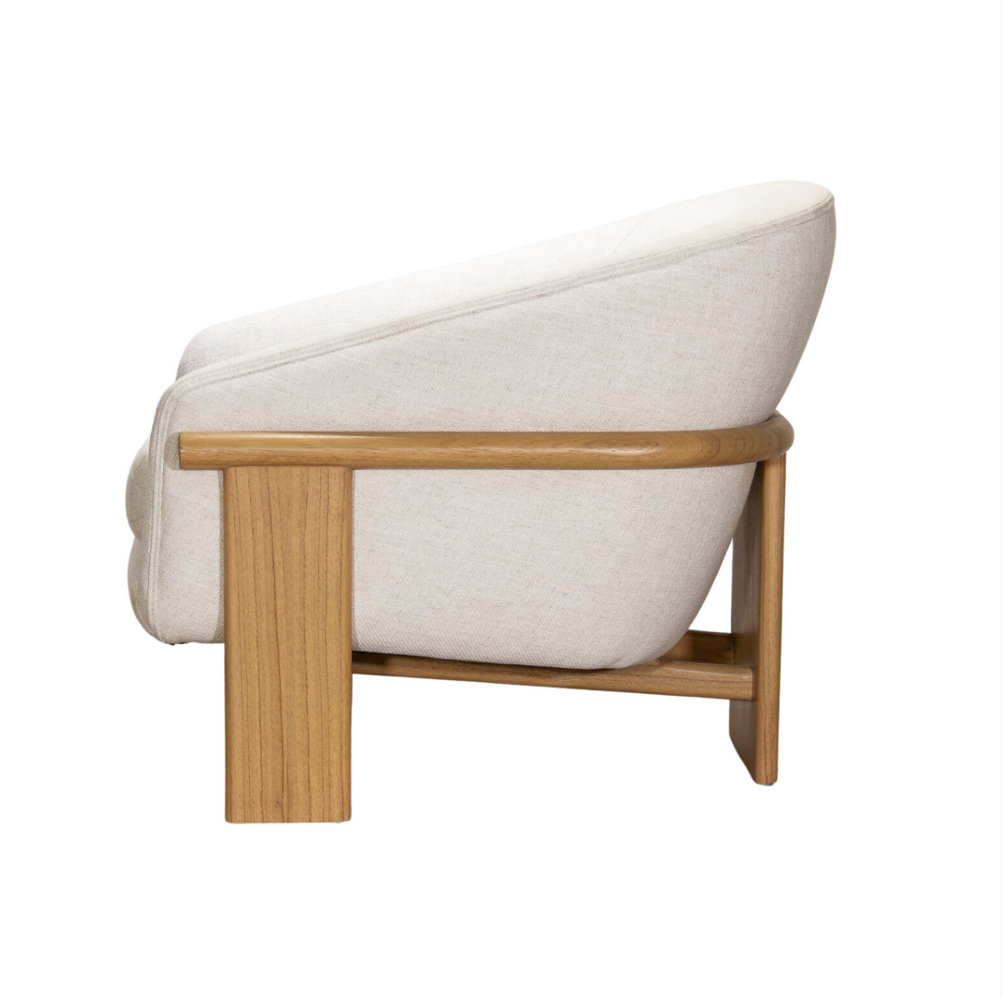 Oak Frame Lounge Chair