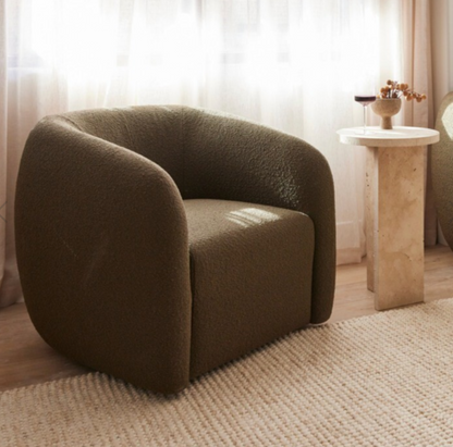 Plush Swivel Chair