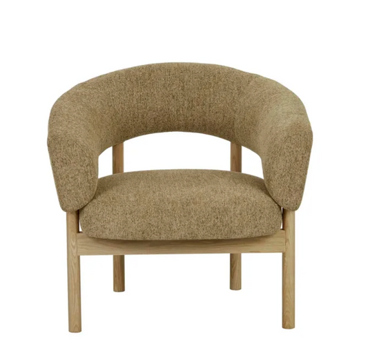 Plush Upholstery Occasional Chair