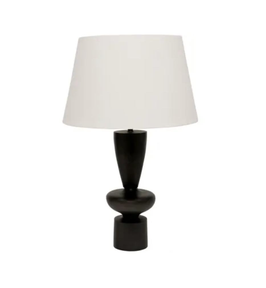 65CM ALUMINIUM TABLE LAMP - BLACK