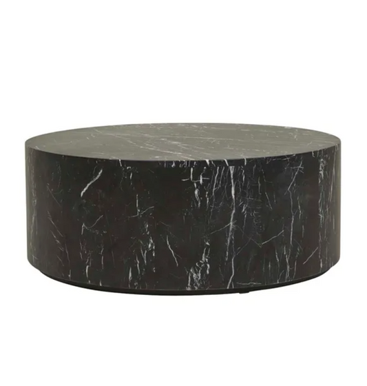 Block Round Marble Coffee Table