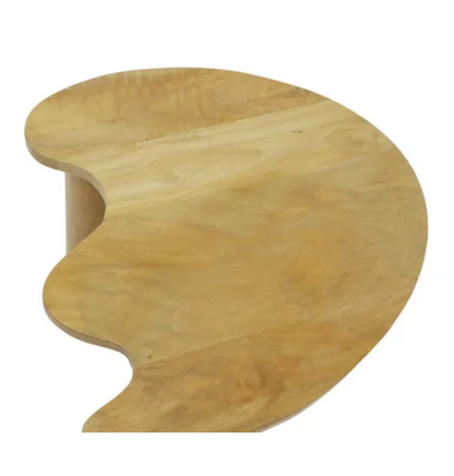 50X45CM WAVE SIDE TABLE - NATURAL