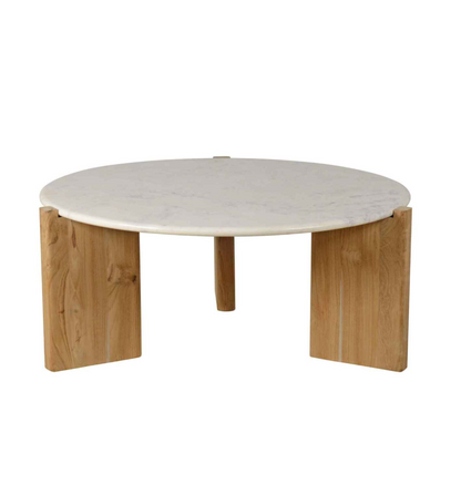 Tri-Base Round Coffee Table