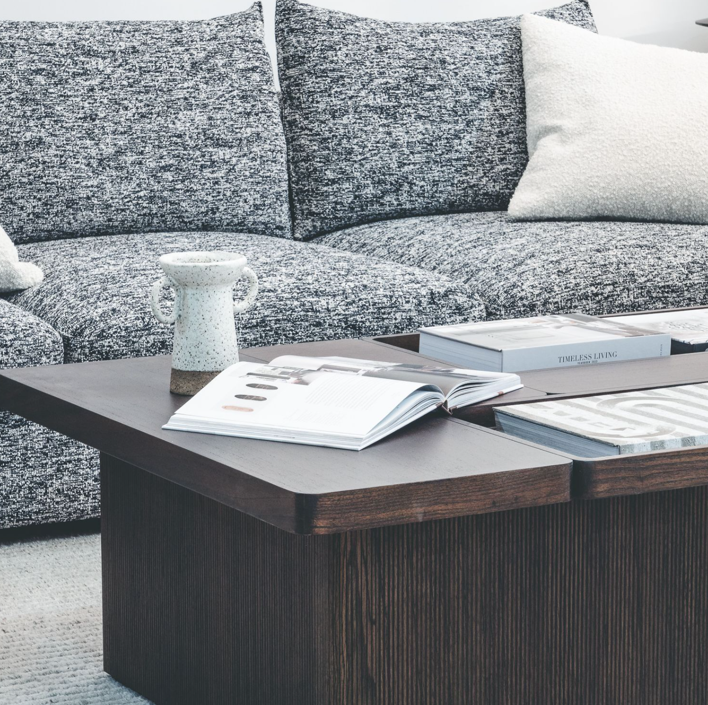 Geometrical Oak Coffee Table