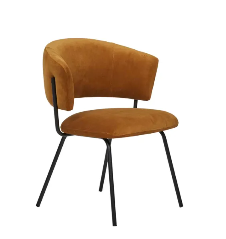 Rounded Cushions Dining Chair