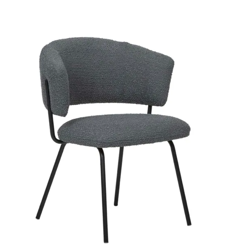 Rounded Cushions Dining Chair