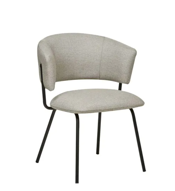 Rounded Cushions Dining Chair