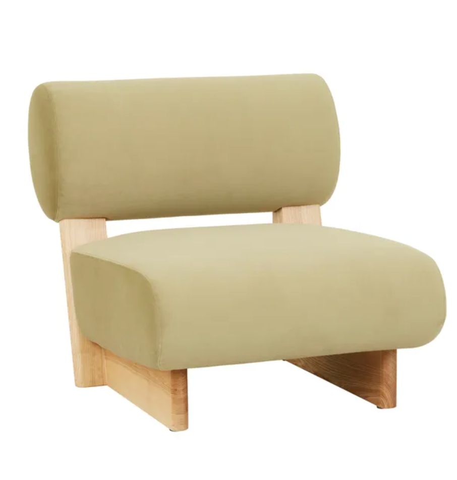 Oversized Back Roll Occasional Chair