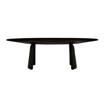 Sculptural Curved Base Dining Table