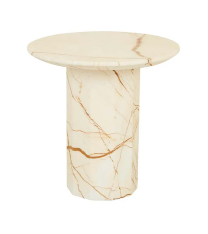 Decagon Marble Side Table