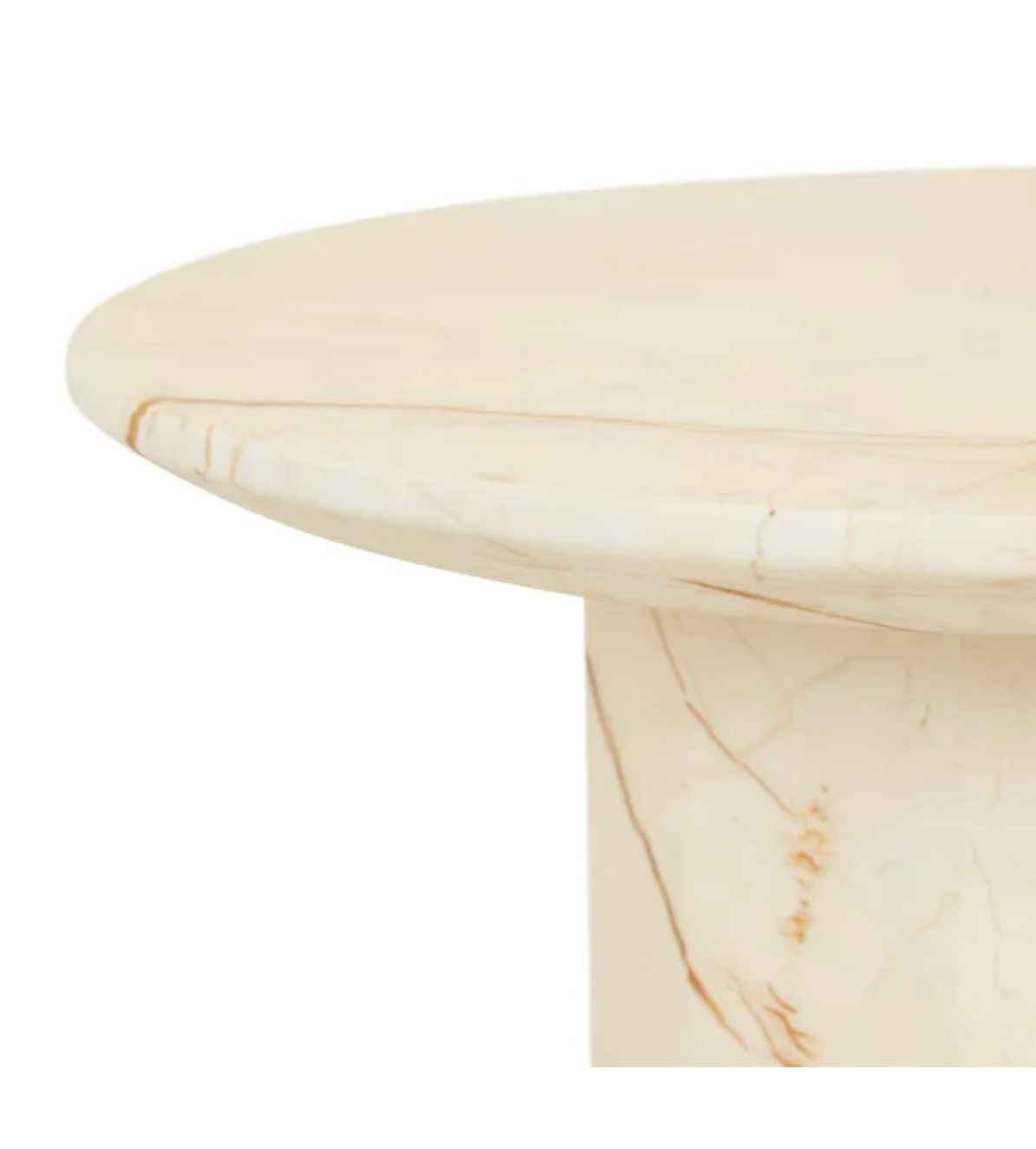 Decagon Marble Side Table