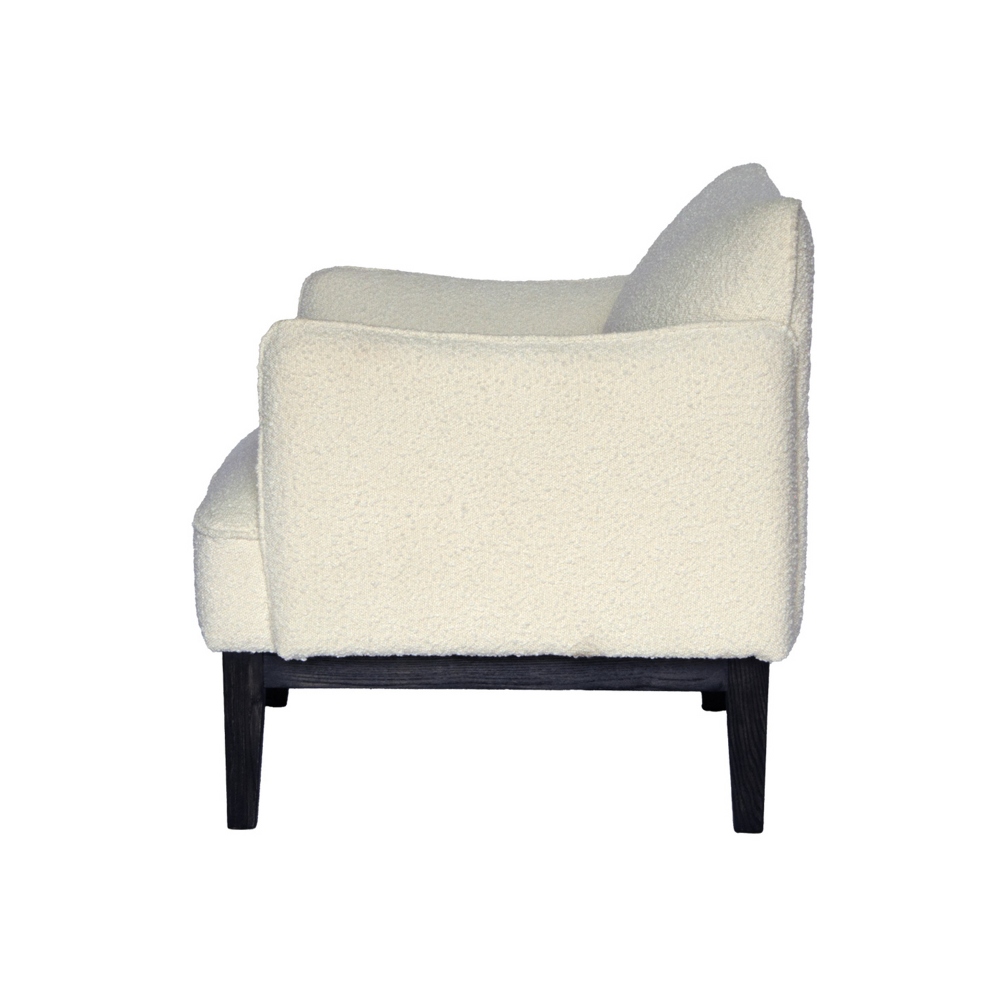 Ivory Boucle Armchair