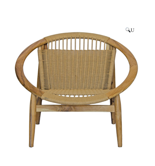 Teak Rope Armchair