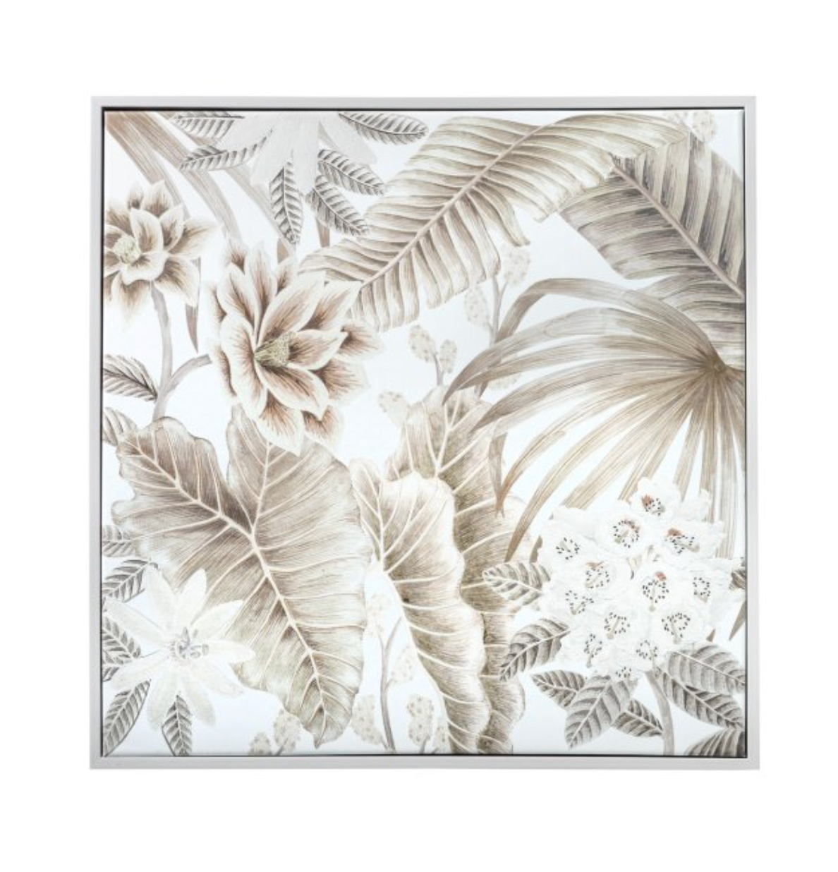 Tropical Florals Natural 80CM ART OUTDOOR