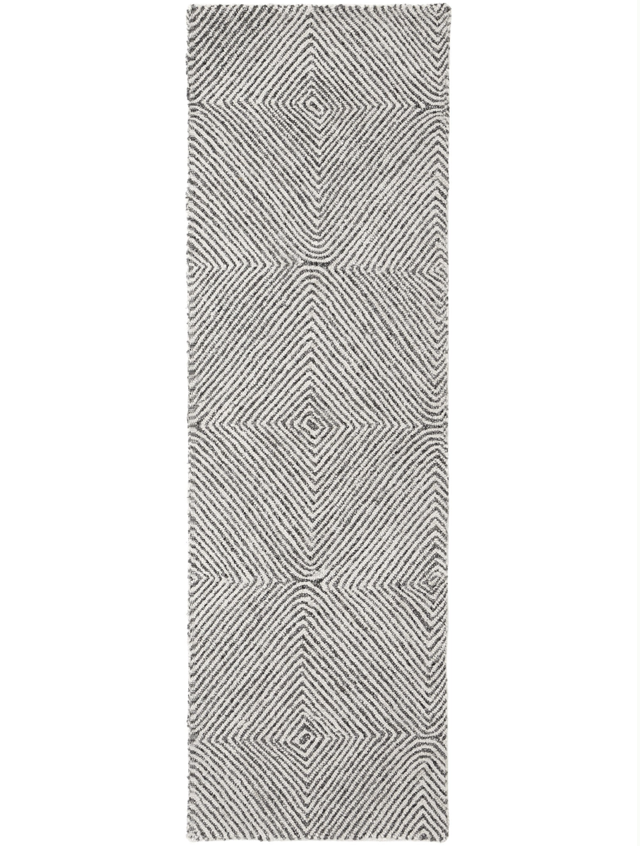 Silver Diamond Rug