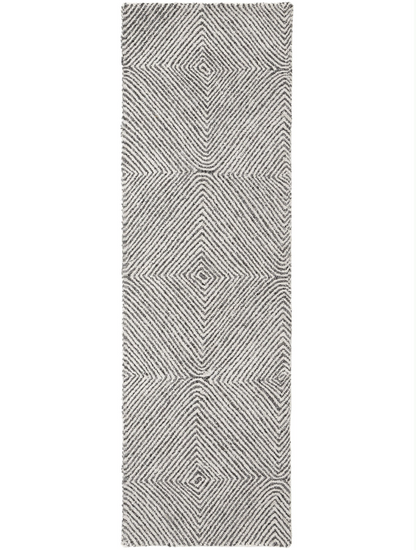 Silver Diamond Rug