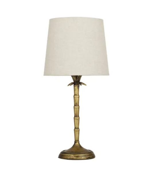 PINA COLADA TABLE LAMP 33X68CM GOLD/NAT