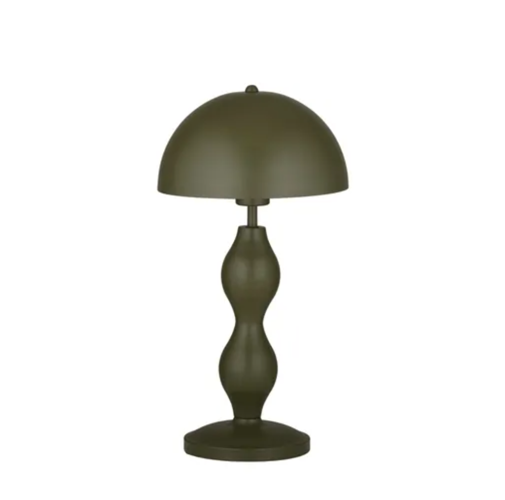 LUCCA METAL TABLE LAMP 25X48CM OLIVE