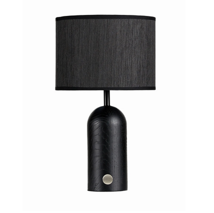 Wood Linen Touch Table Lamp