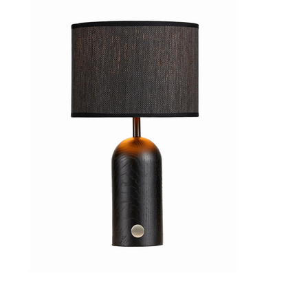 Wood Linen Touch Table Lamp