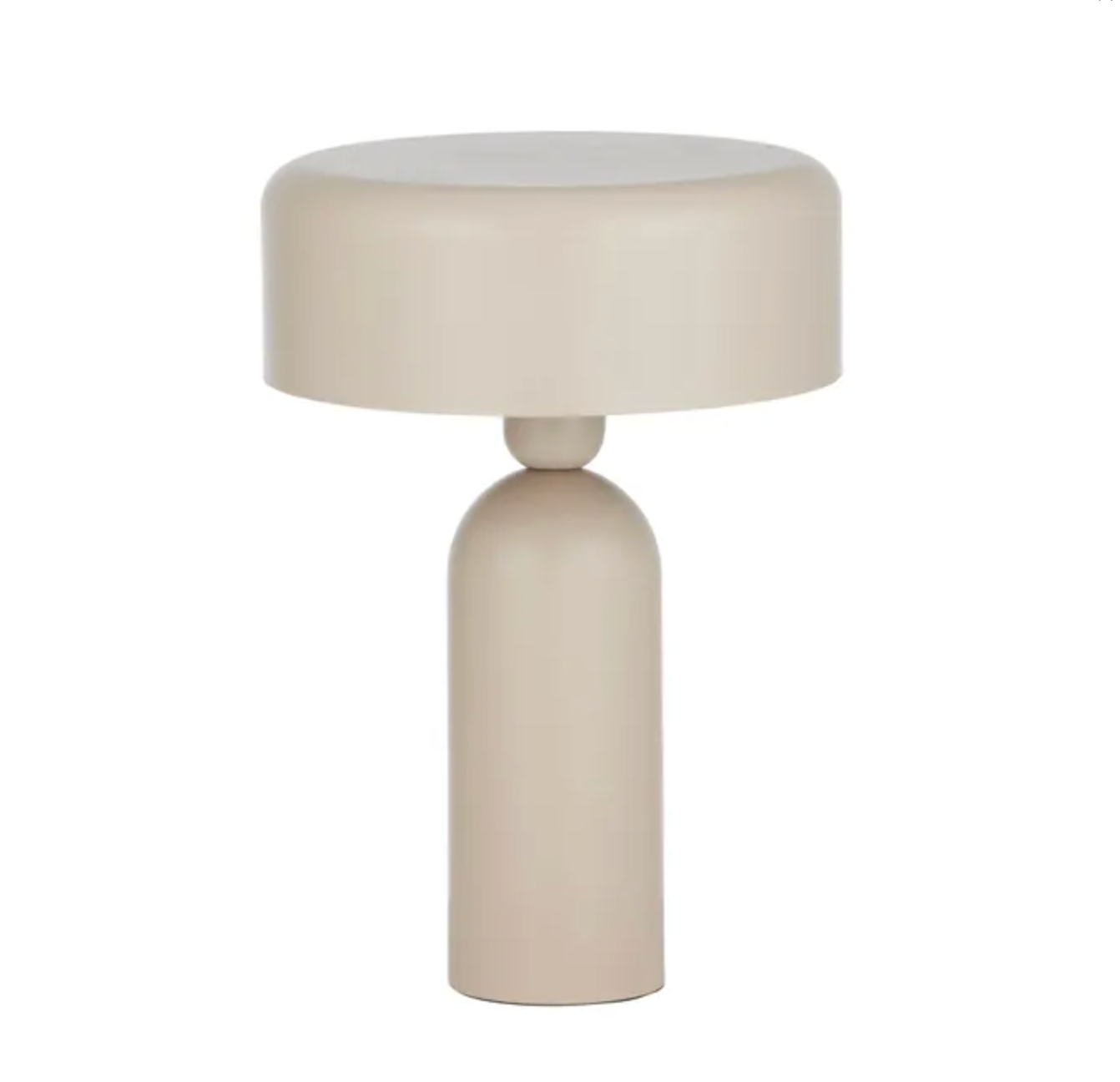 Marini Metal Table Lamp 24x35cm - Ivory - Set of 2