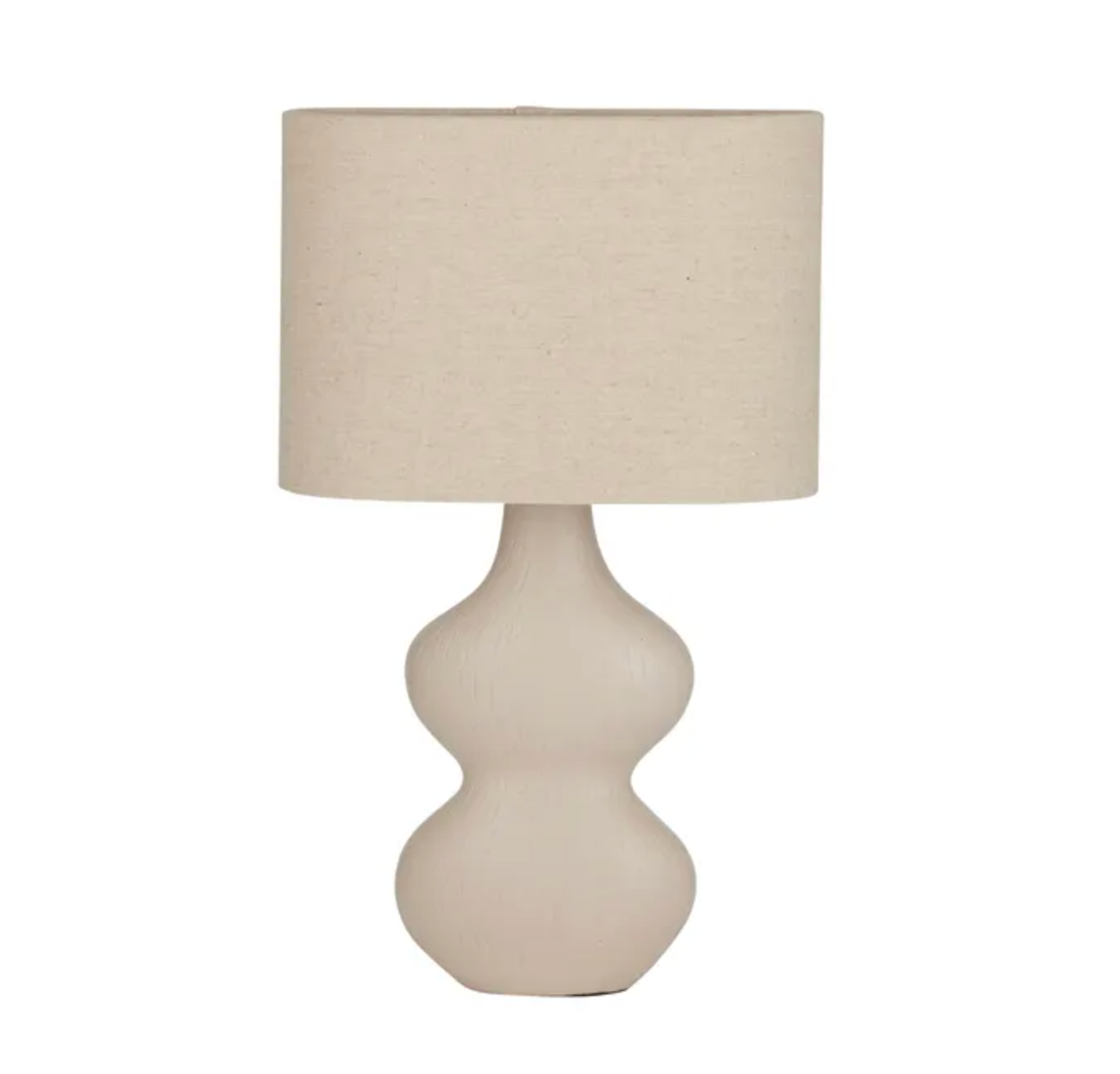 Lido Resin Table Lamp 26x13x41cm Natural - Set of 2