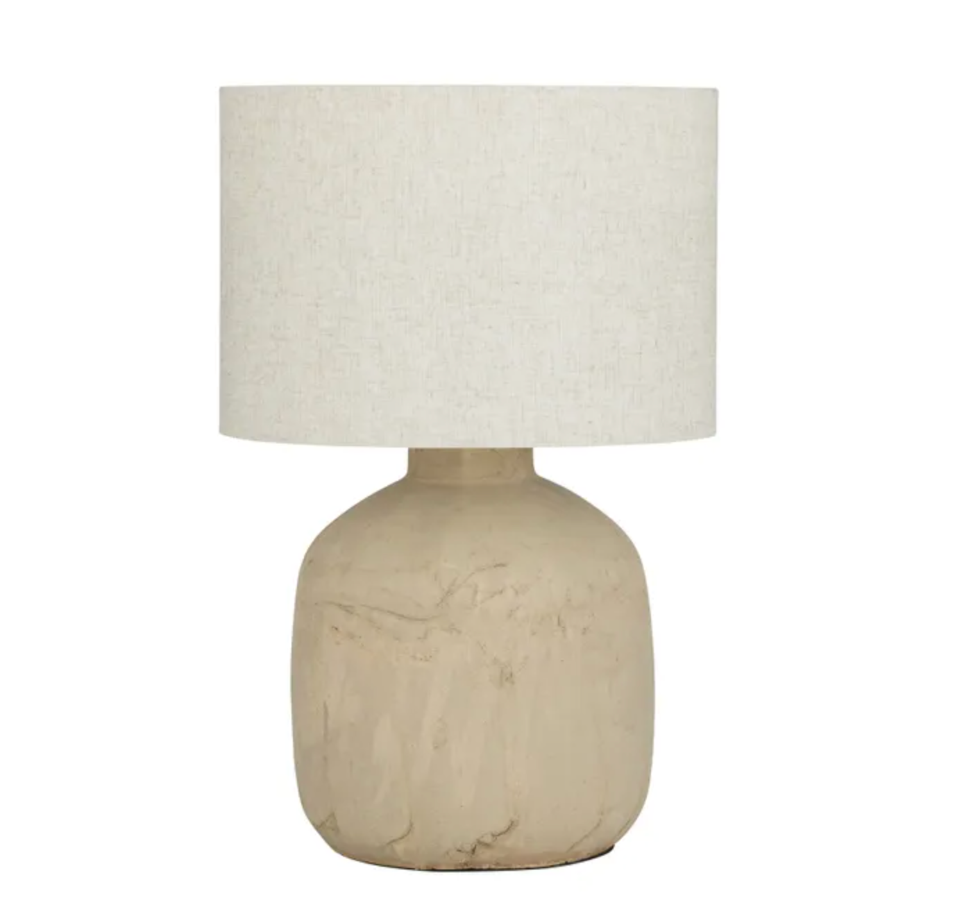 Bexley Ceramic Table Lamp 33x48cm Taupe - Set of 2