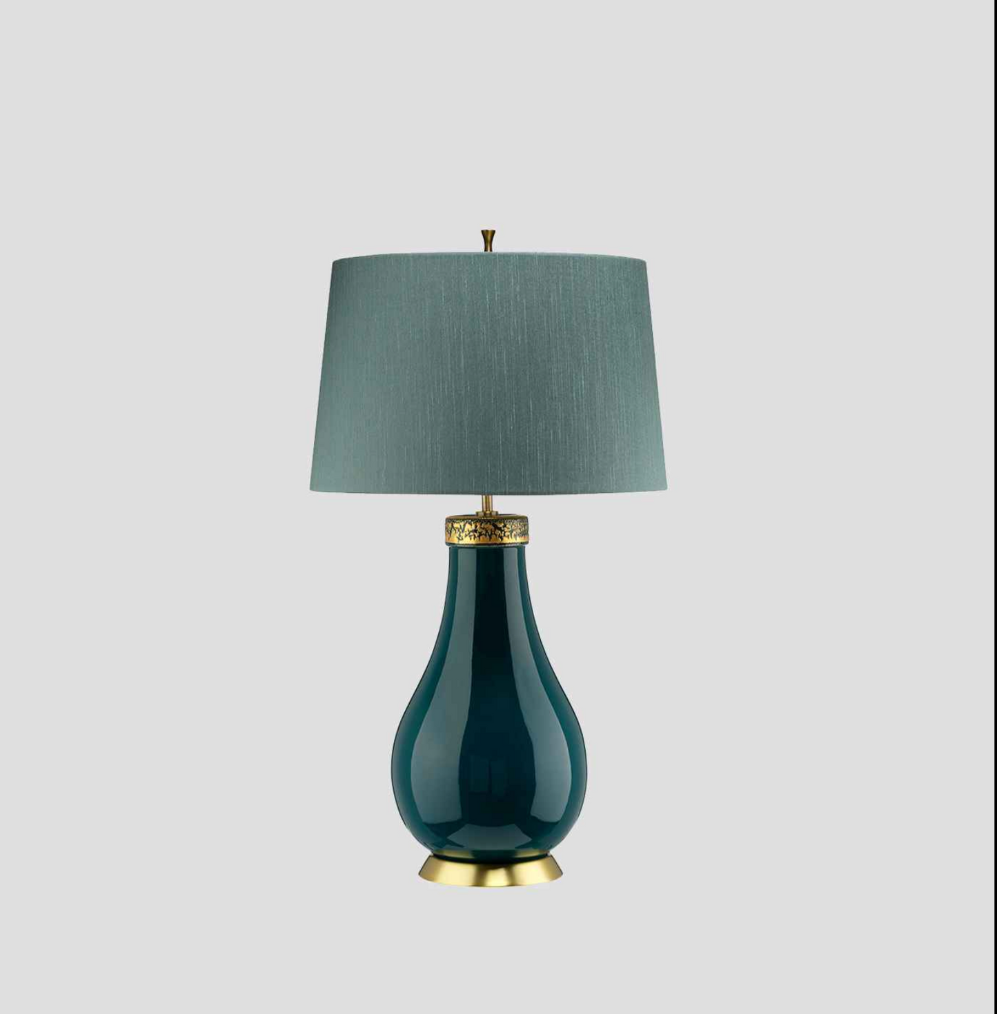 Azure Turquoise Table Lamp