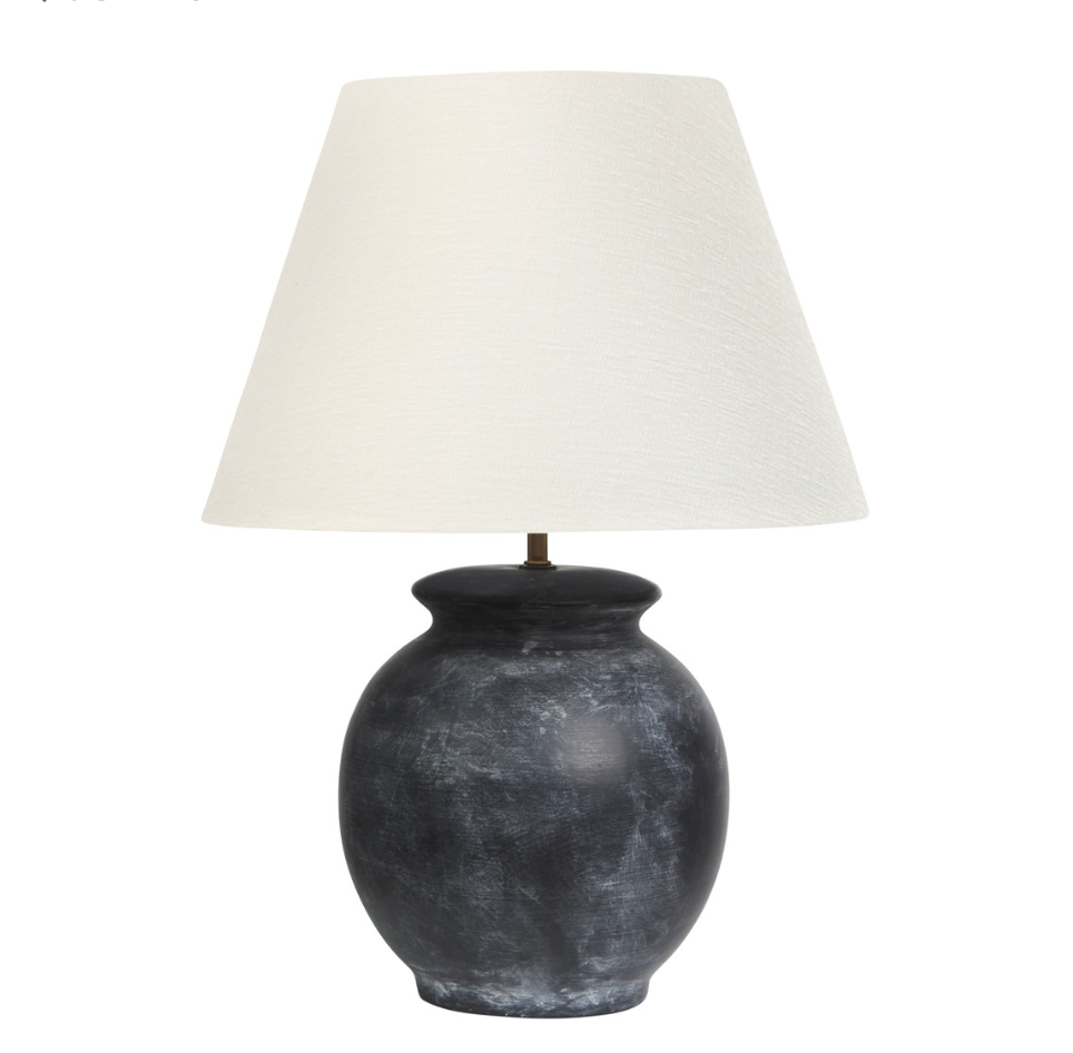 Barnsley Lamp - Charcoal Ceramic