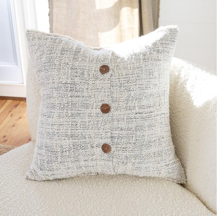 Ida Cushion - Off White/Slate