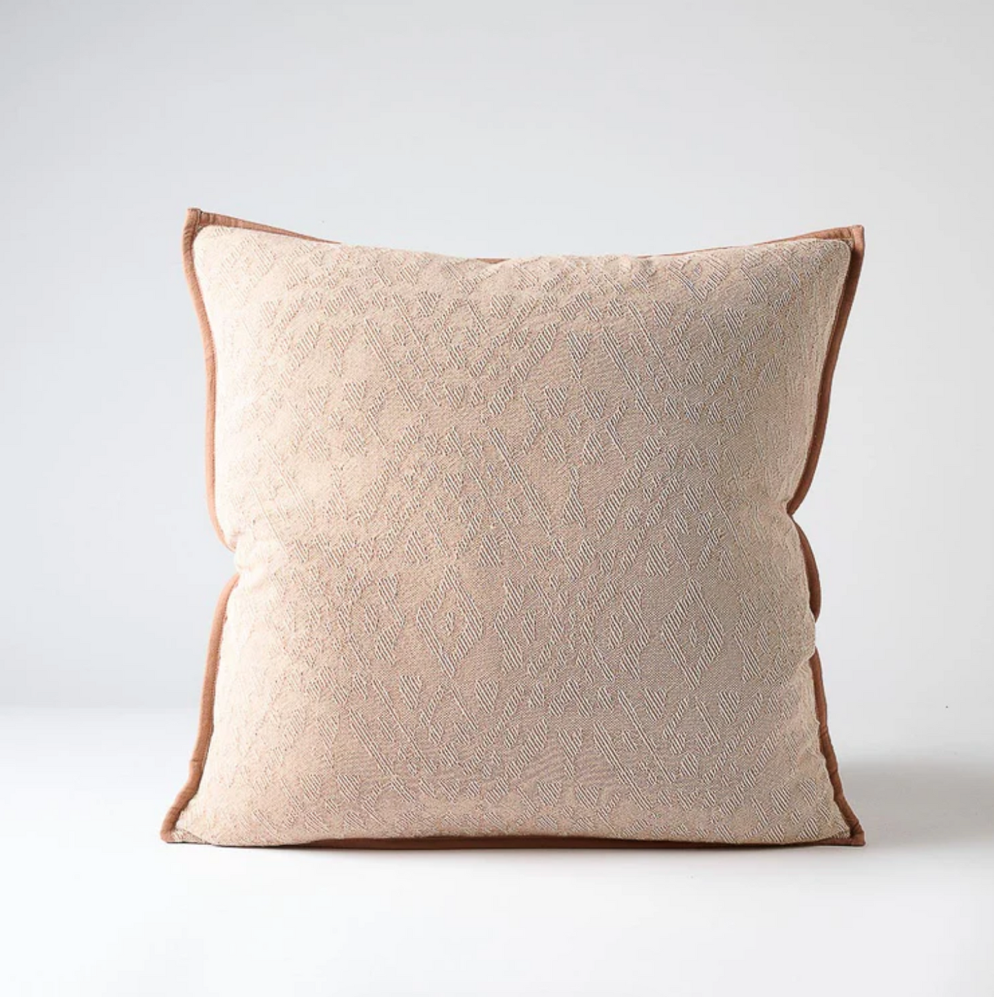 Helga Cushion - Clay/Off White