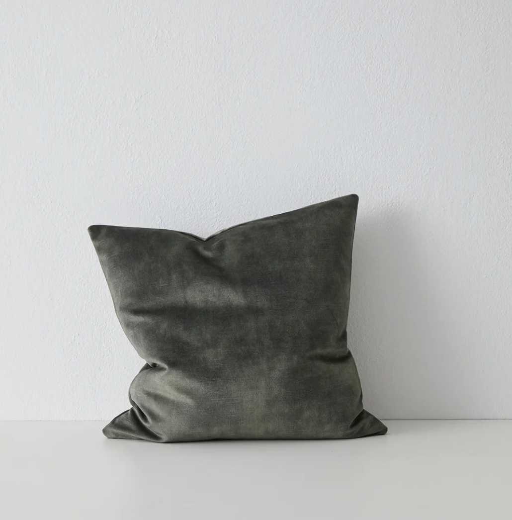 Ava Velvet-Look Cushion