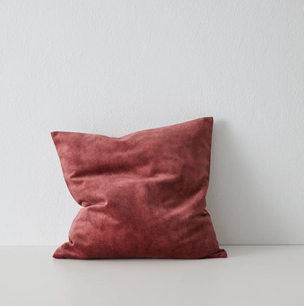 Ava Velvet-Look Cushion