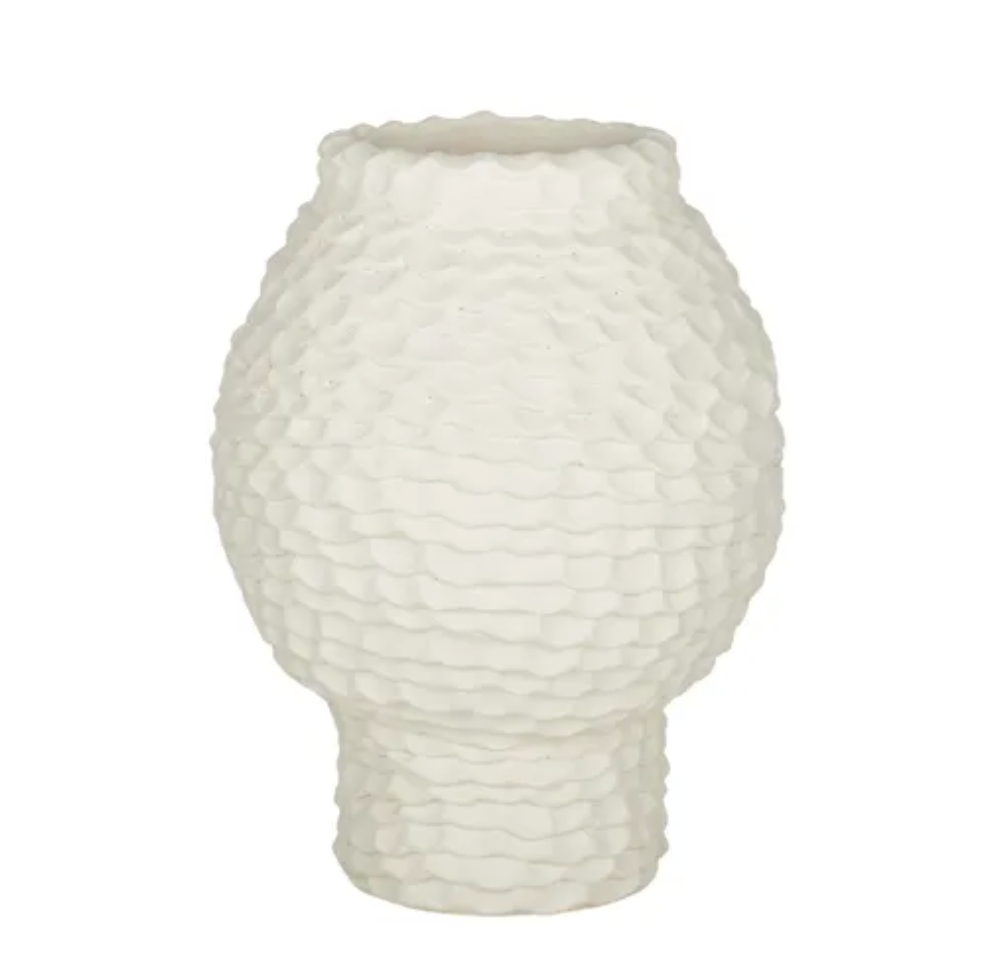 Tyrole Ceramic Vase 27.5x36cm Ivory