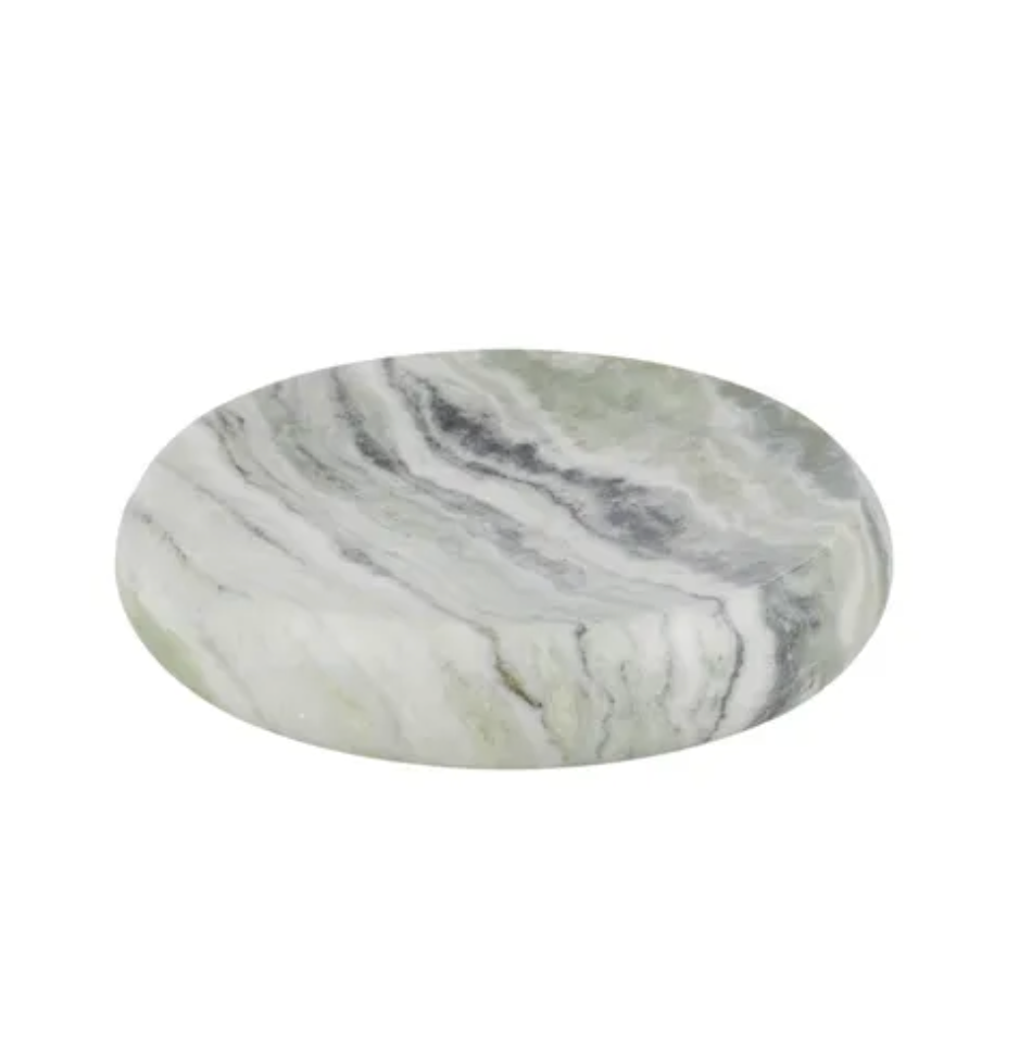 Mineral Marble Dish 24x24x4.5cm Green